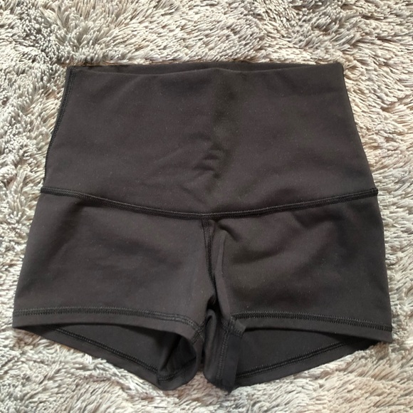 lululemon athletica Pants - lululemon High Waisted Black Shorts | 4 NWOT